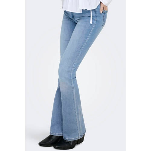 ONLY flared jeans ONLBLUSH light blue denim afbeelding