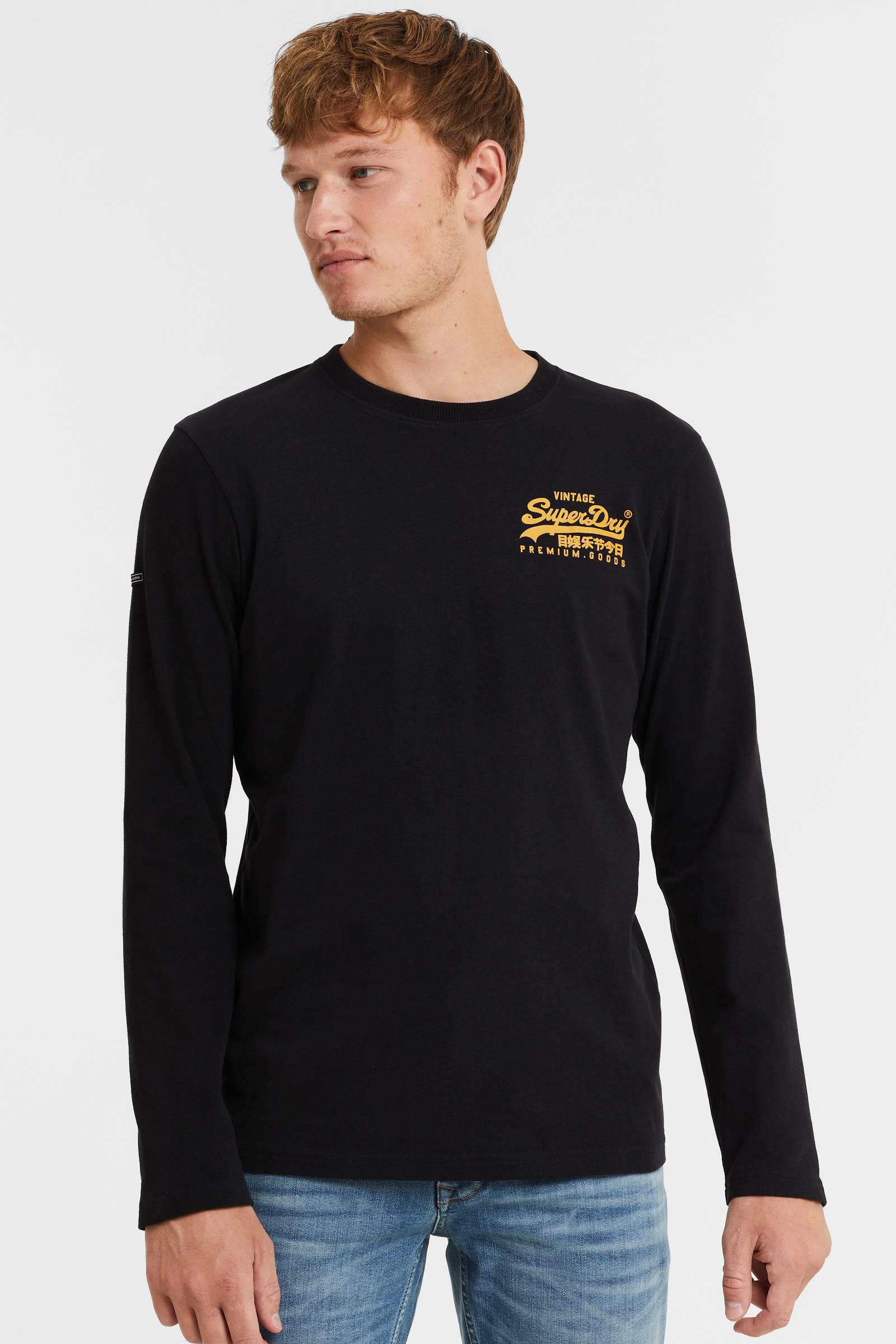 Longsleeve cheap heren superdry