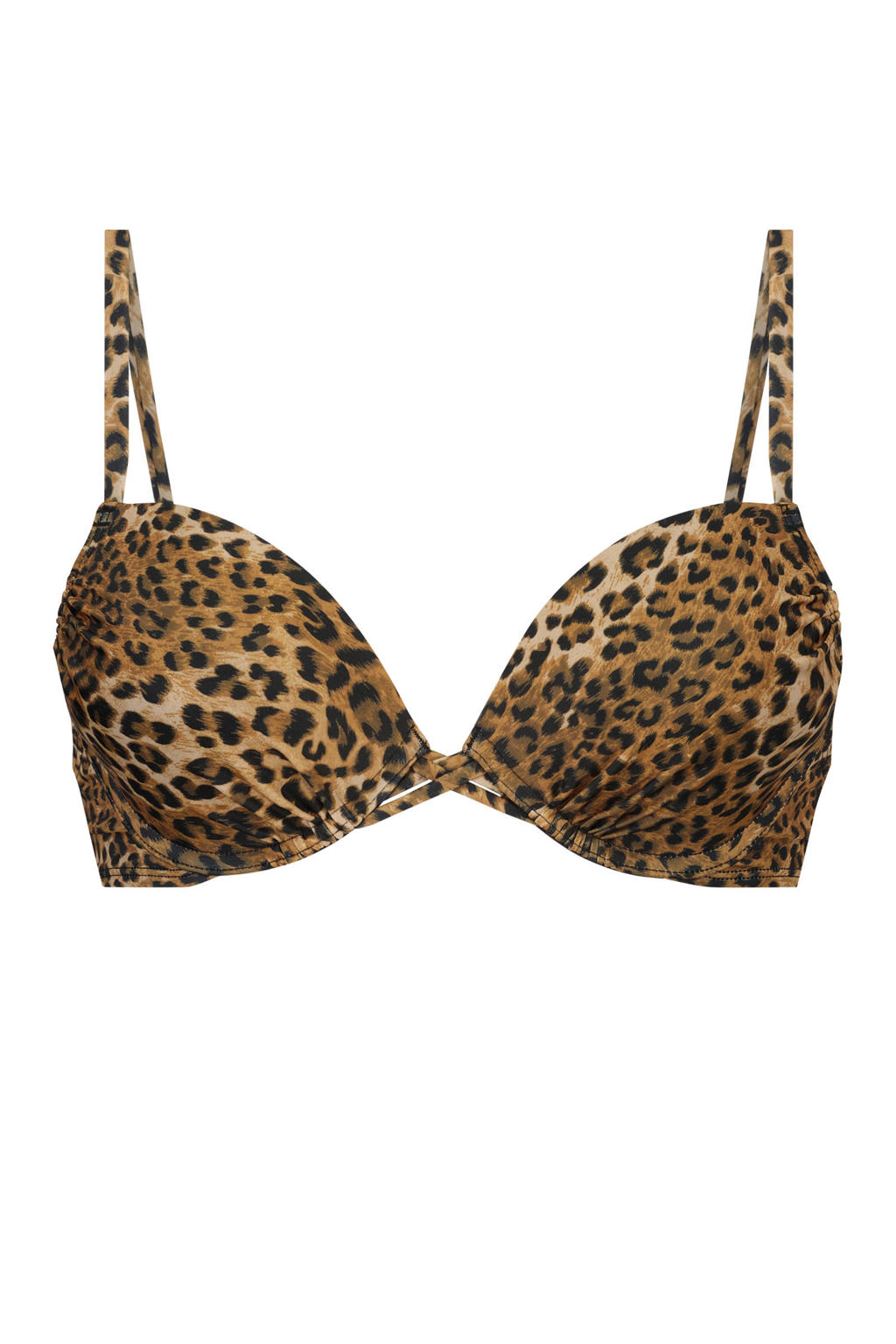 Hunkemöller beugel bikinitop Leopard met panterprint bruin