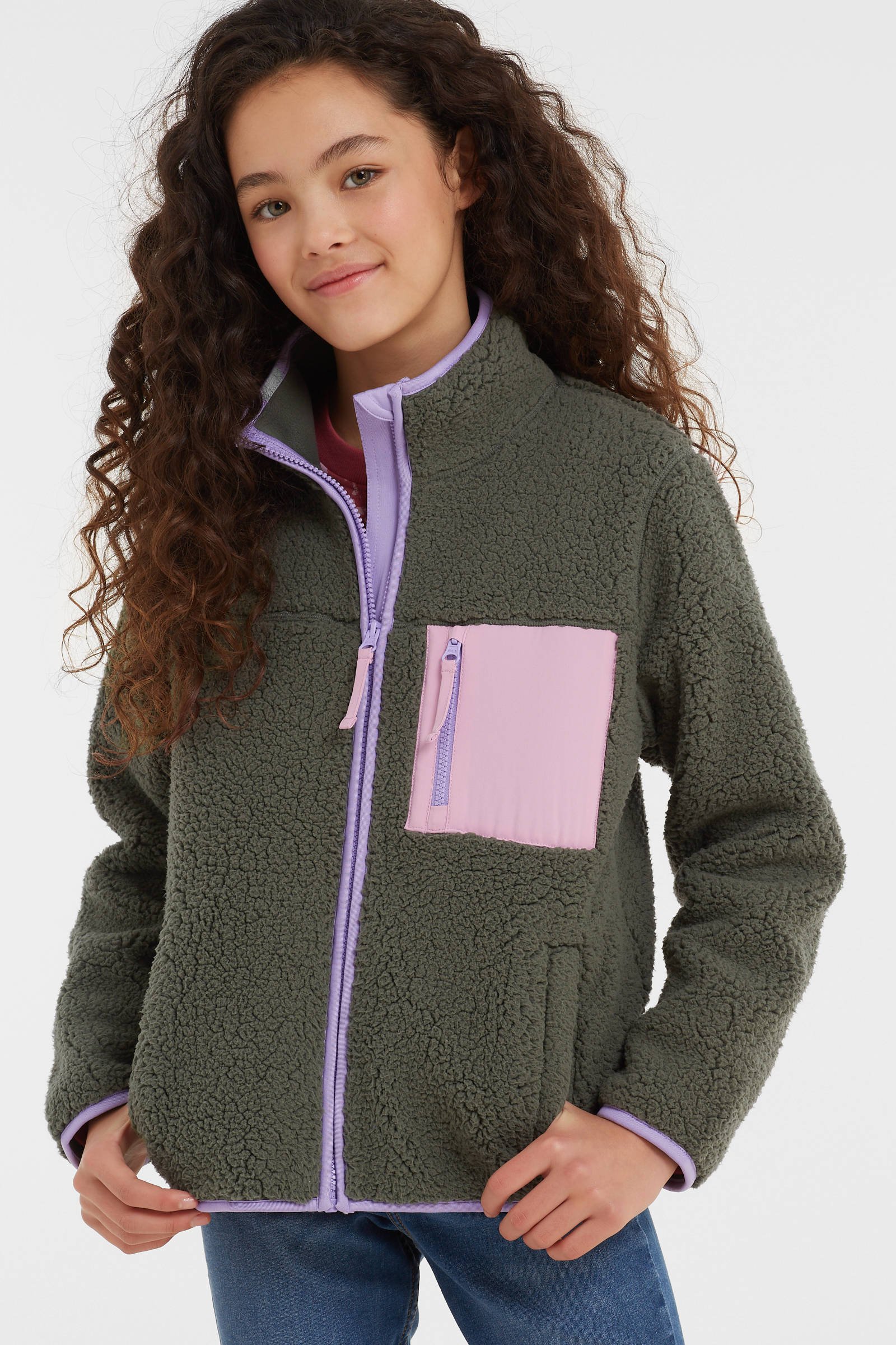 Fleece discount vest meisje