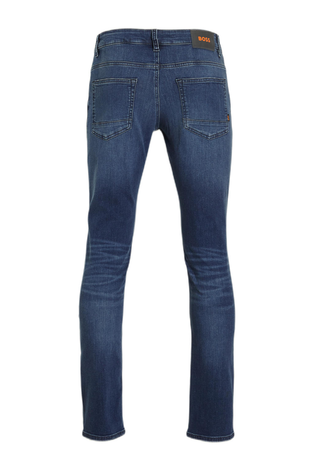 Boss Slim Fit Jeans Delaware Medium Blue Wehkamp