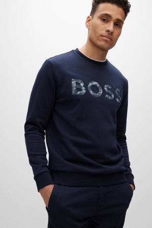 sweater Weboss met logo dark blue