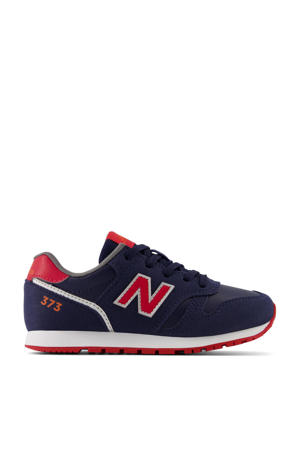 373  sneakers donkerblauw/rood