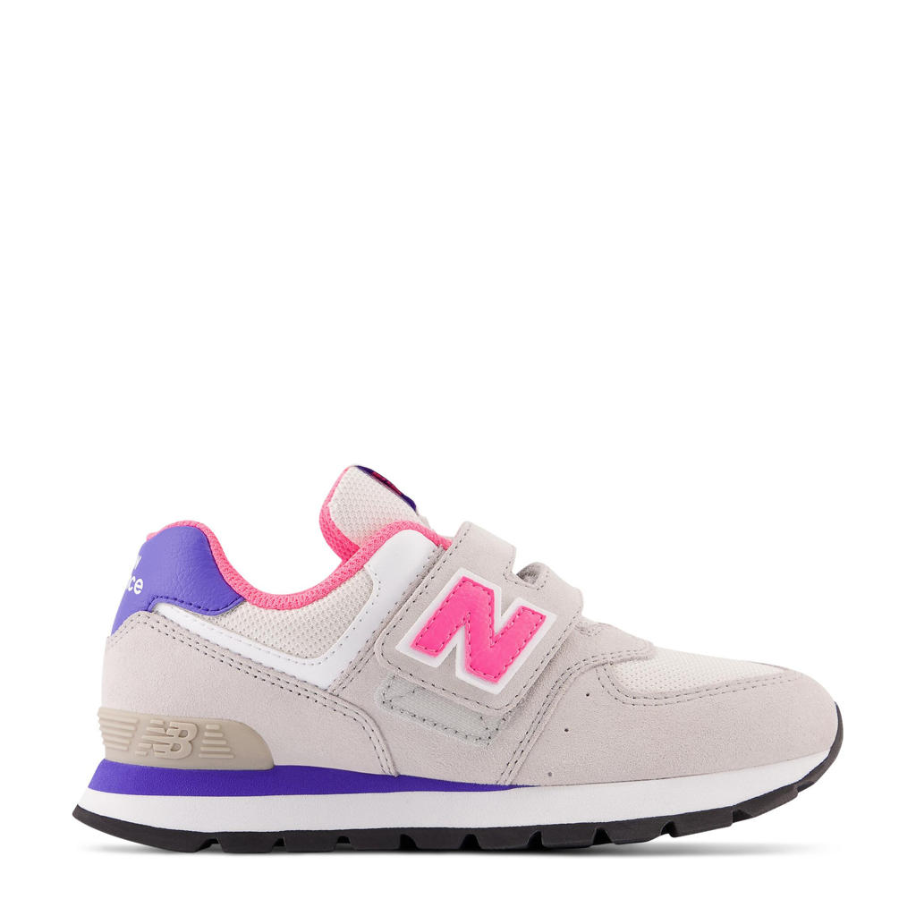New Balance 574  sneakers lichtgrijs/roze/blauw