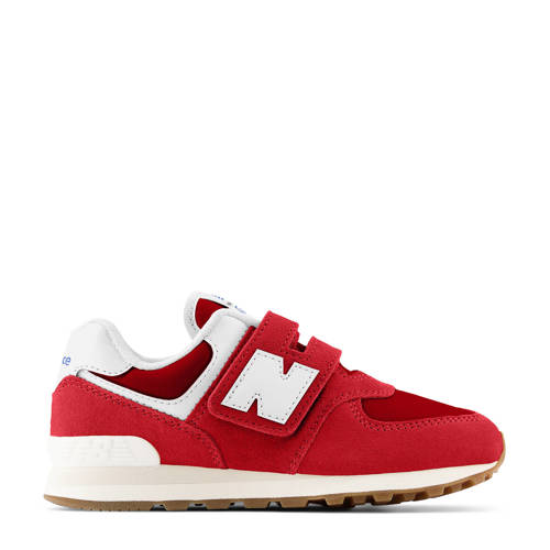 New Balance 574 sneakers rood/wit