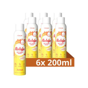 Wehkamp Robijn Dry Wash Spray Zwitsal - 6 x 200 ml aanbieding