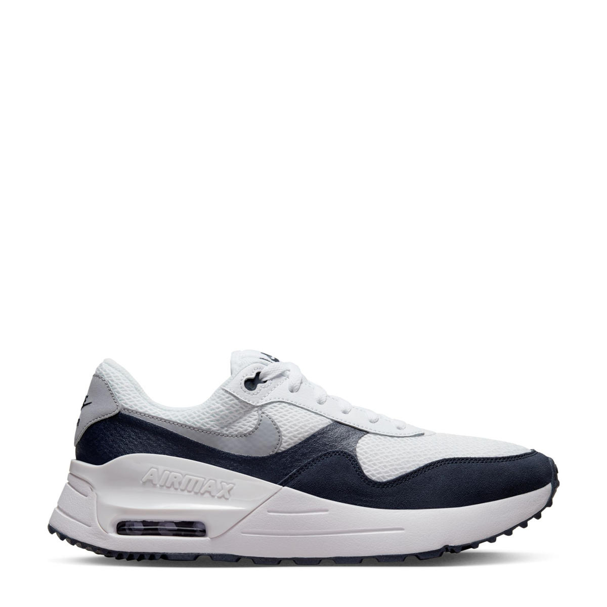 maaien mouw Kraan Nike Air Max Systm sneakers wit/grijs/donkerblauw | wehkamp