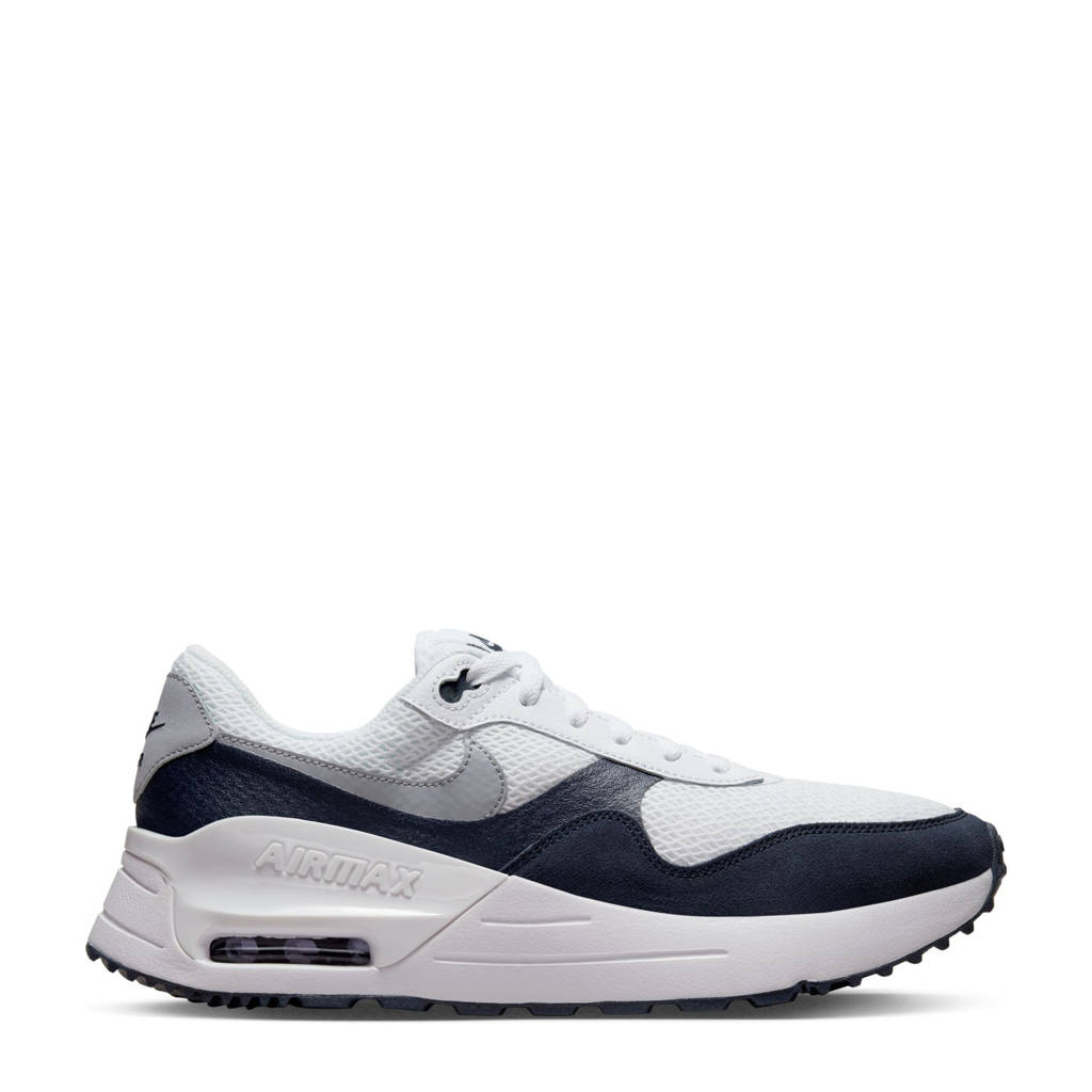 Weiland hiërarchie manipuleren Nike Air Max Systm sneakers wit/grijs/donkerblauw | wehkamp