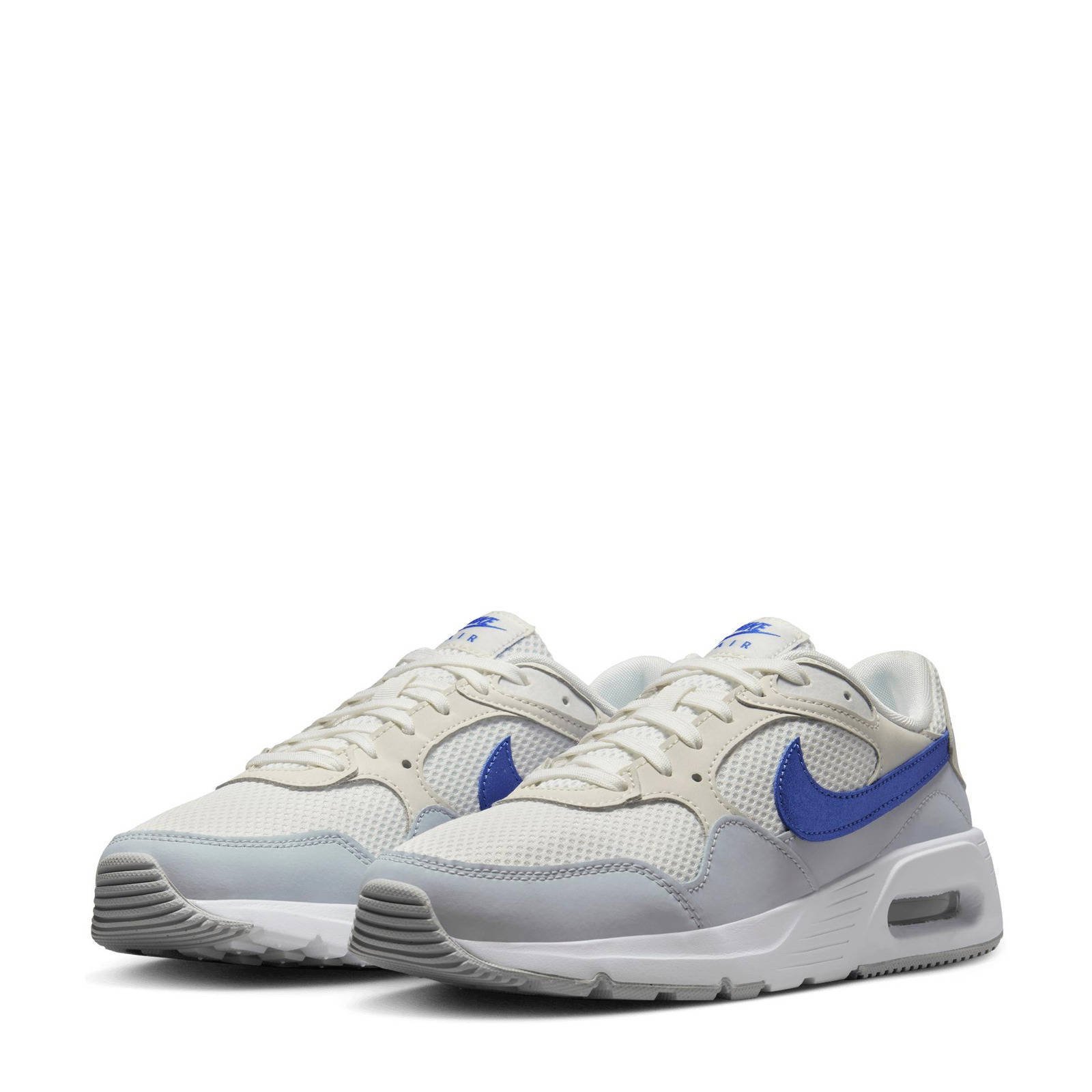 Nike wit best sale met blauw