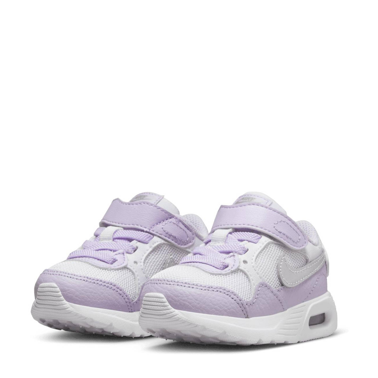 Nike Air Max sneakers wit/zilver/lila | wehkamp