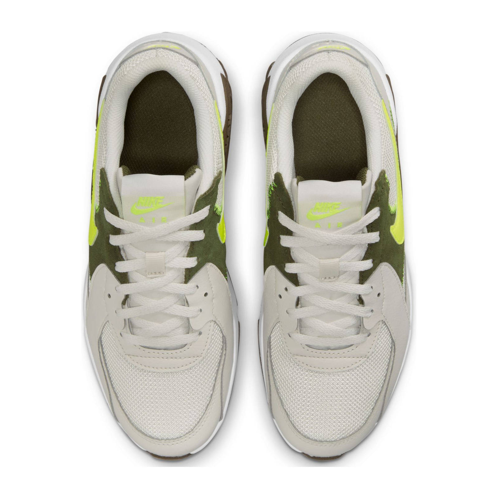 Nike Air Max Excee sneakers beige/donkergroen | wehkamp