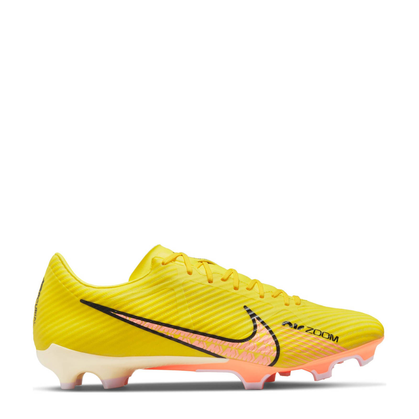 Nike Zoom Mercurial Vapor 15 Academy FG/MG Jr. voetbalschoenen geel/oranje/zwart  | wehkamp