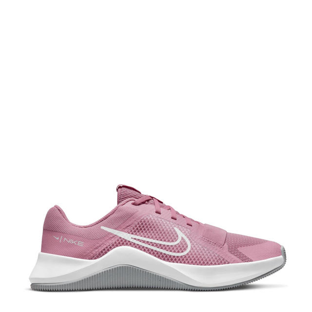 Manie Amazon Jungle eend Nike MC Trainer 2 fitness schoenen roze/wit/zilver | wehkamp