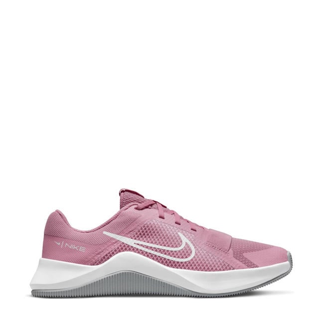 adverteren Mijlpaal Slang Nike MC Trainer 2 fitness schoenen roze/wit/zilver | wehkamp