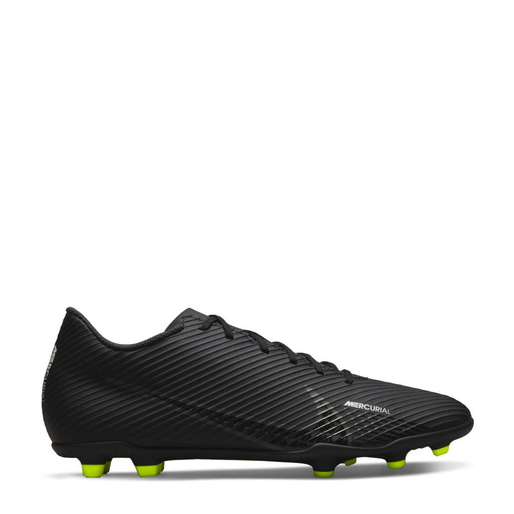 Nike Mercurial Vapor 15 club FG/MG Sr. voetbalschoenen zwart/grijs/geel