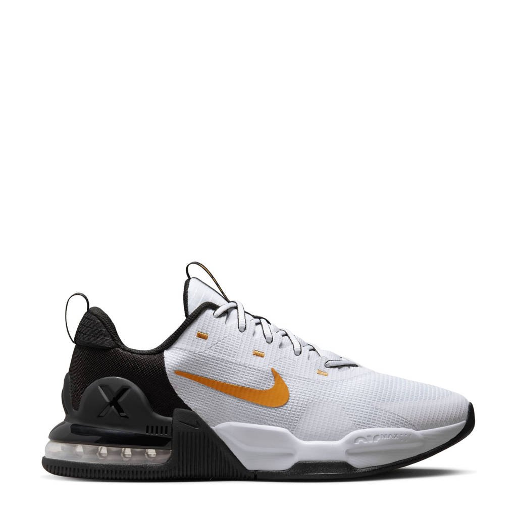 Nike Alpha Trainer fitness schoenen wit/zwart/oranje | wehkamp
