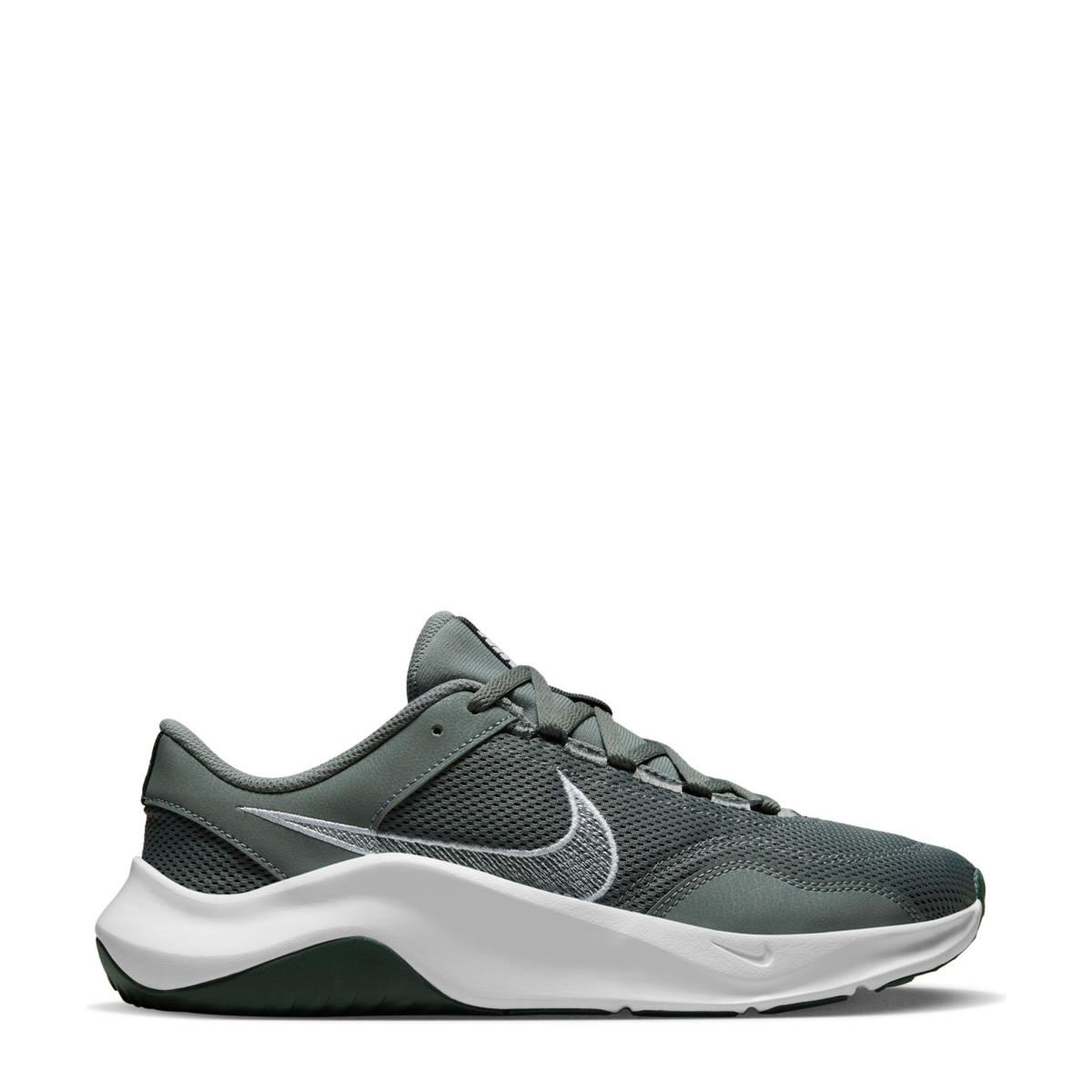 ei Geestig Bezit Nike Legend Essential 3 Next Nature fitness schoenen grijs/wit | wehkamp