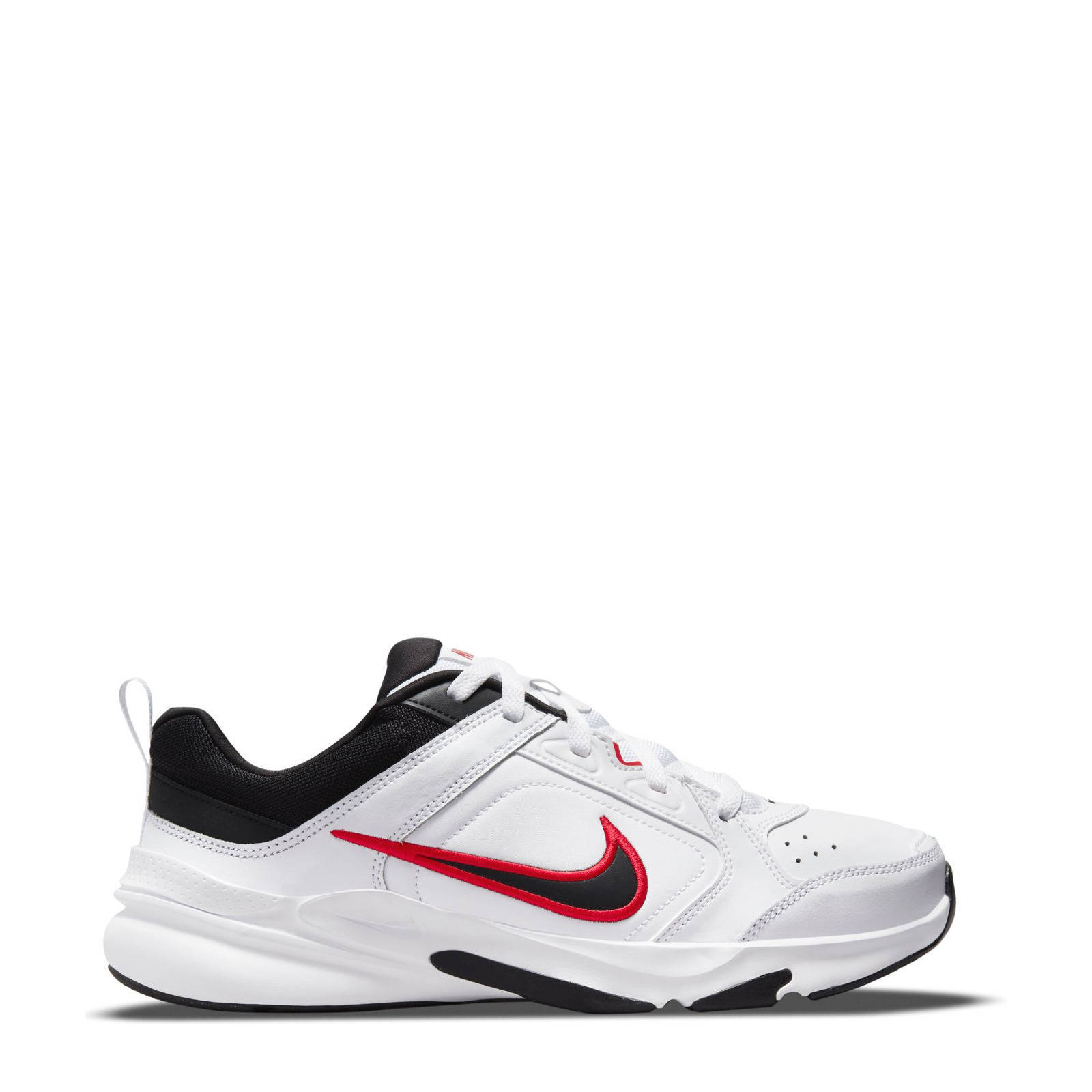 Nike Defy All Day fitness schoenen wit/zwart/rood | wehkamp