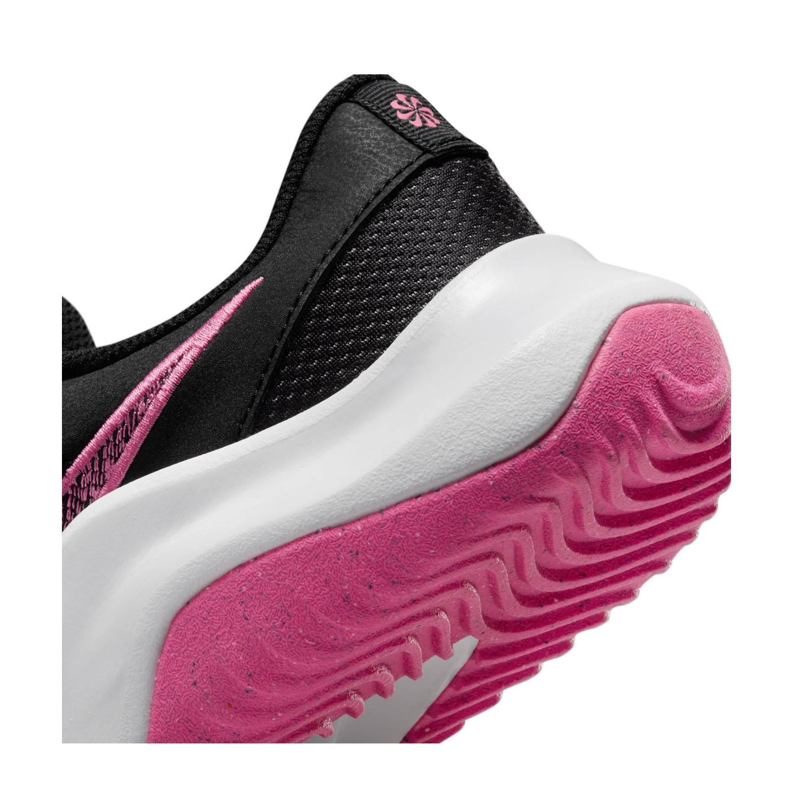 Nike Legend Essential 3 Next Nature fitness schoenen zwart/roze/grijs |  wehkamp
