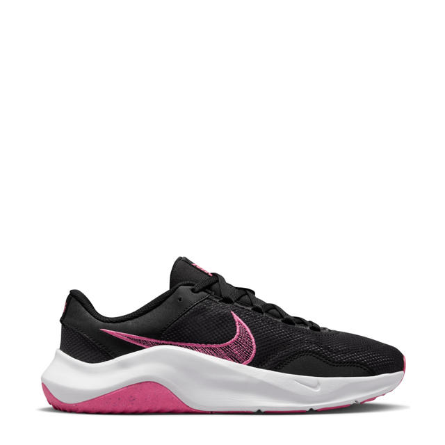 Ingenieurs Gewaad privacy Nike Legend Essential 3 Next Nature fitness schoenen zwart/roze/grijs |  wehkamp