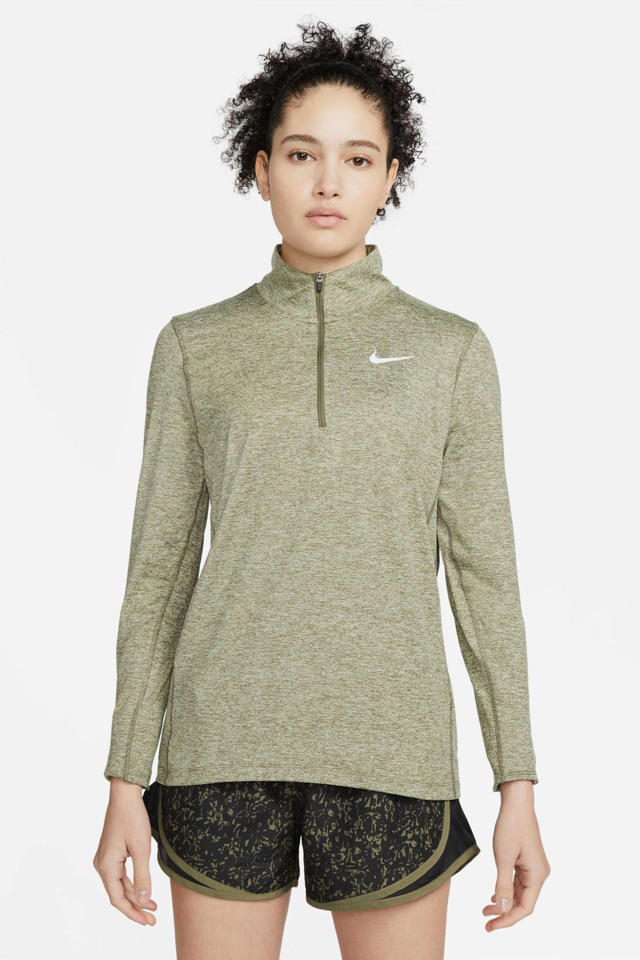 Sortie Harmonisch Moreel Nike hardloopshirt olijfgroen | wehkamp
