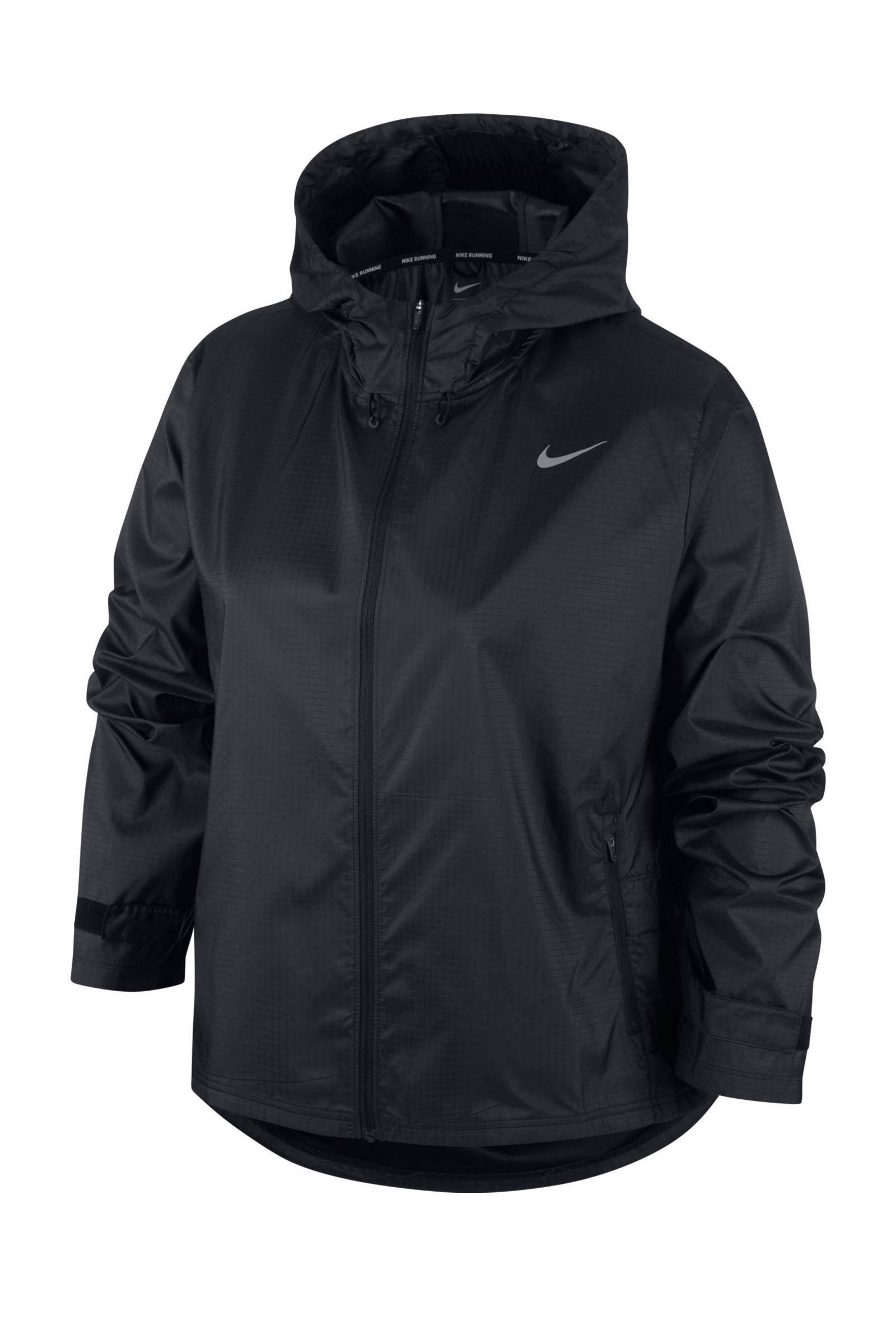 Nike hardloopjack zwart | wehkamp