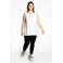 YOEK top van travelstof DOLCE wit