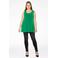 YOEK top van travelstof DOLCE groen