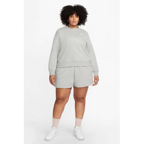 Nike Plus Size sweater grijs melange