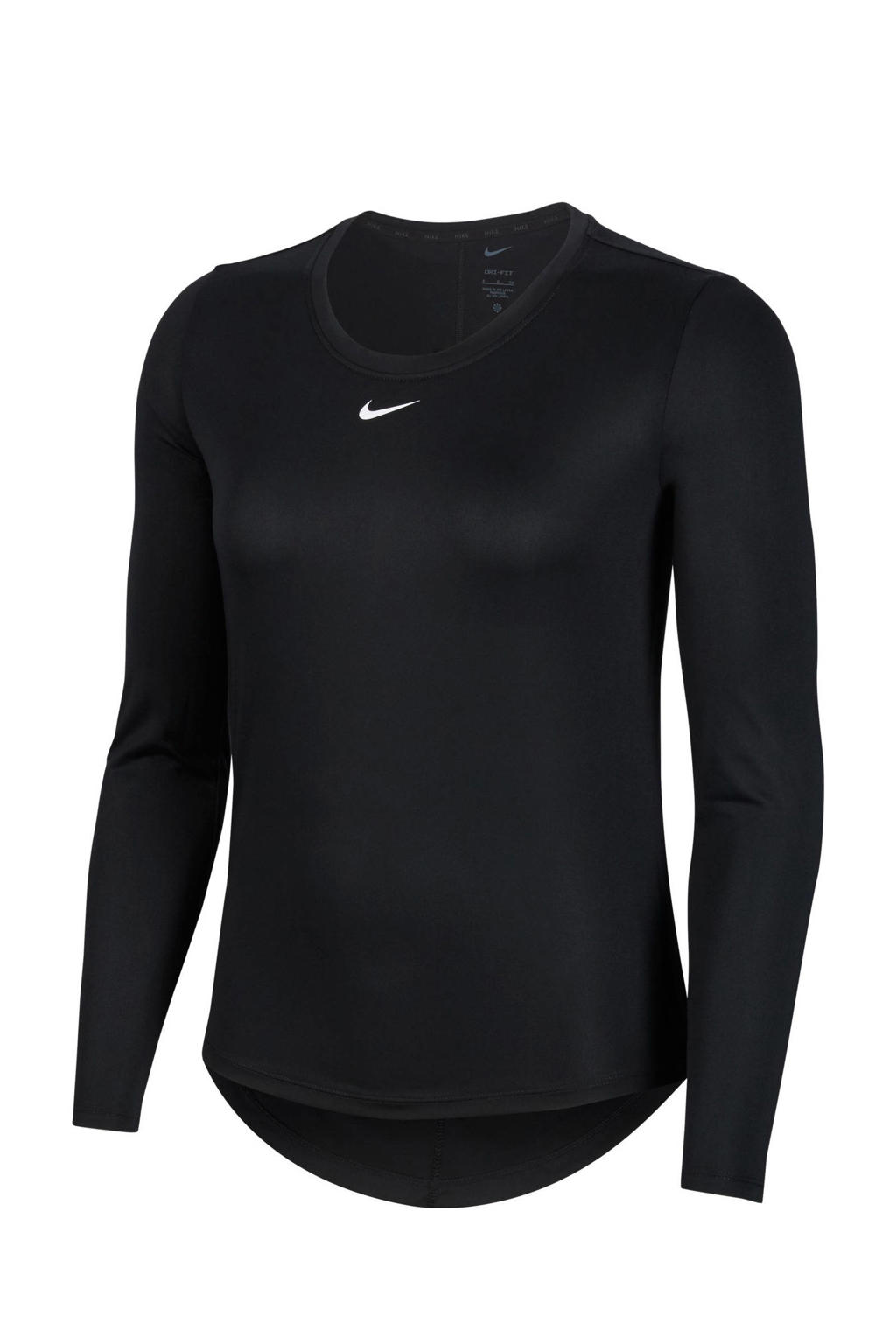 Nike Plus Size sport Tshirt zwart wehkamp