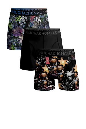   boxershort - set van 3 zwart/multicolor