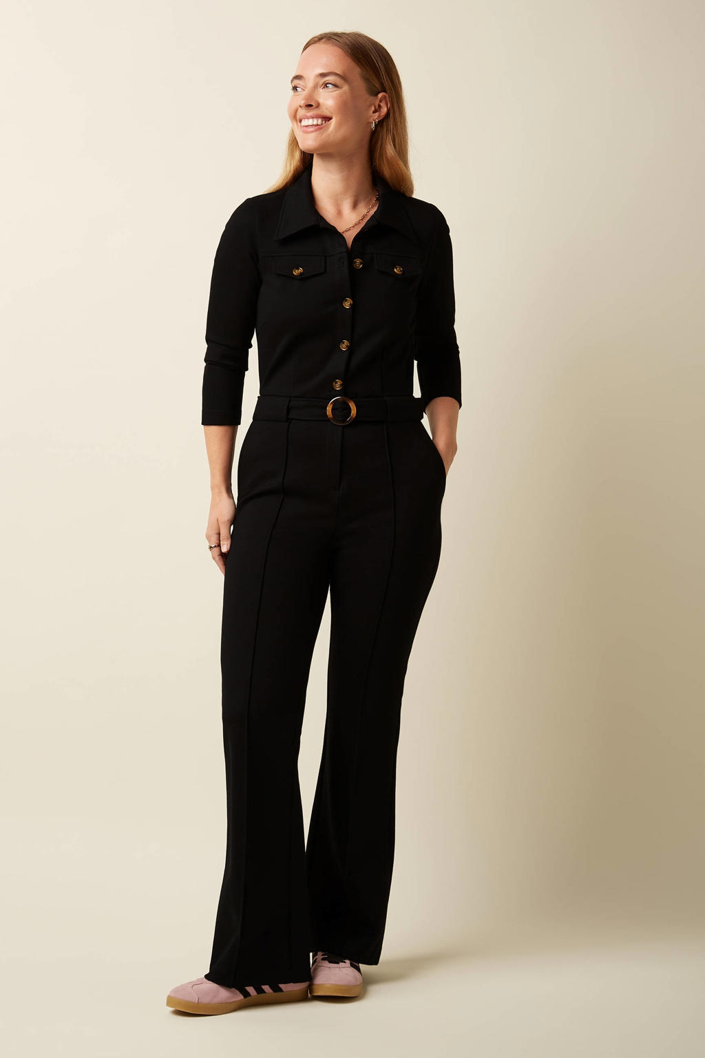 King Louie jumpsuit Alexa zwart wehkamp