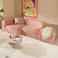 NOUS Living hoekbank links Igor - roze