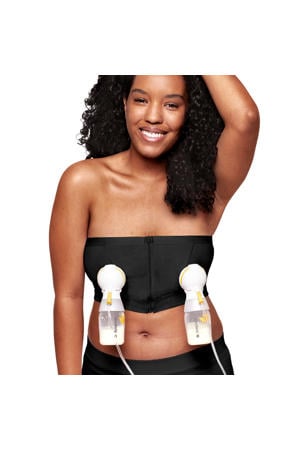 hands-free™ kolfbustier - zwart - maat M