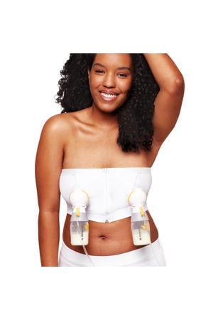 hands-free™ kolfbustier - wit - maat XL
