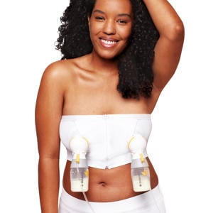 hands-free™ kolfbustier -  wit - maat M
