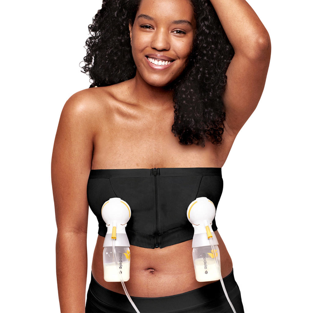 Medela hands-free™ kolfbustier - zwart - maat S