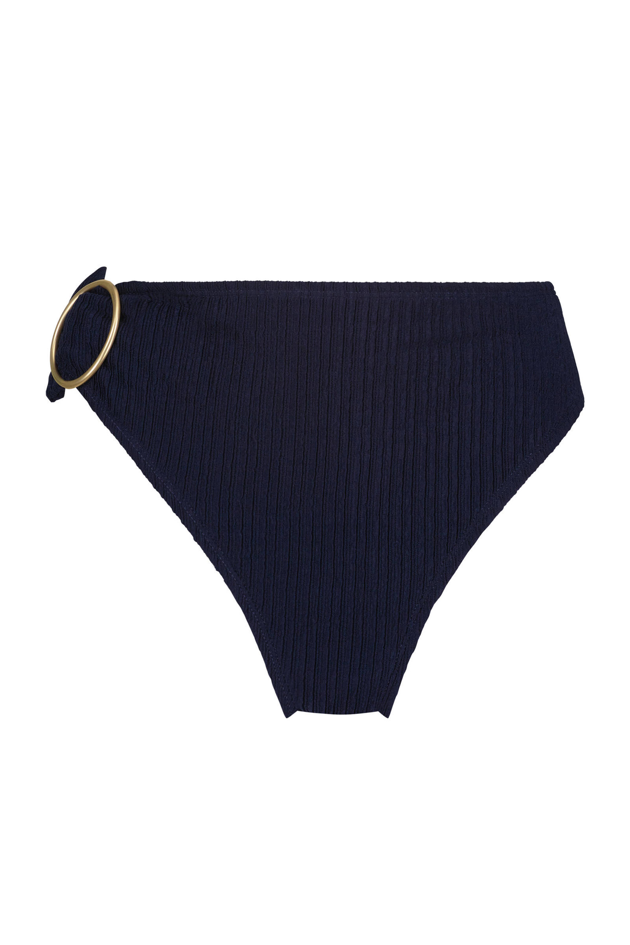 Hunkemöller high waist bikinibroekje Maldives met ribstructuur