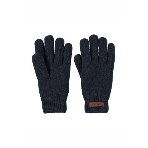 Barts gebreide handschoenen Haakon donkerblauw afbeelding