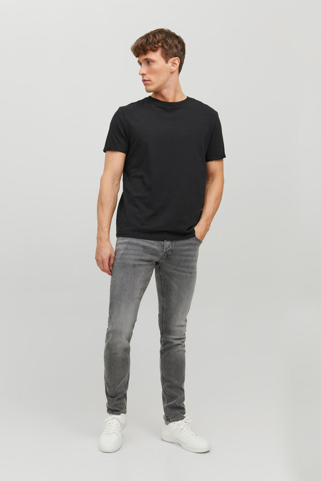 JACK & JONES JEANS INTELLIGENCE slim fit jeans JJIGLENN JJORIGINA sbd 623 grey denim