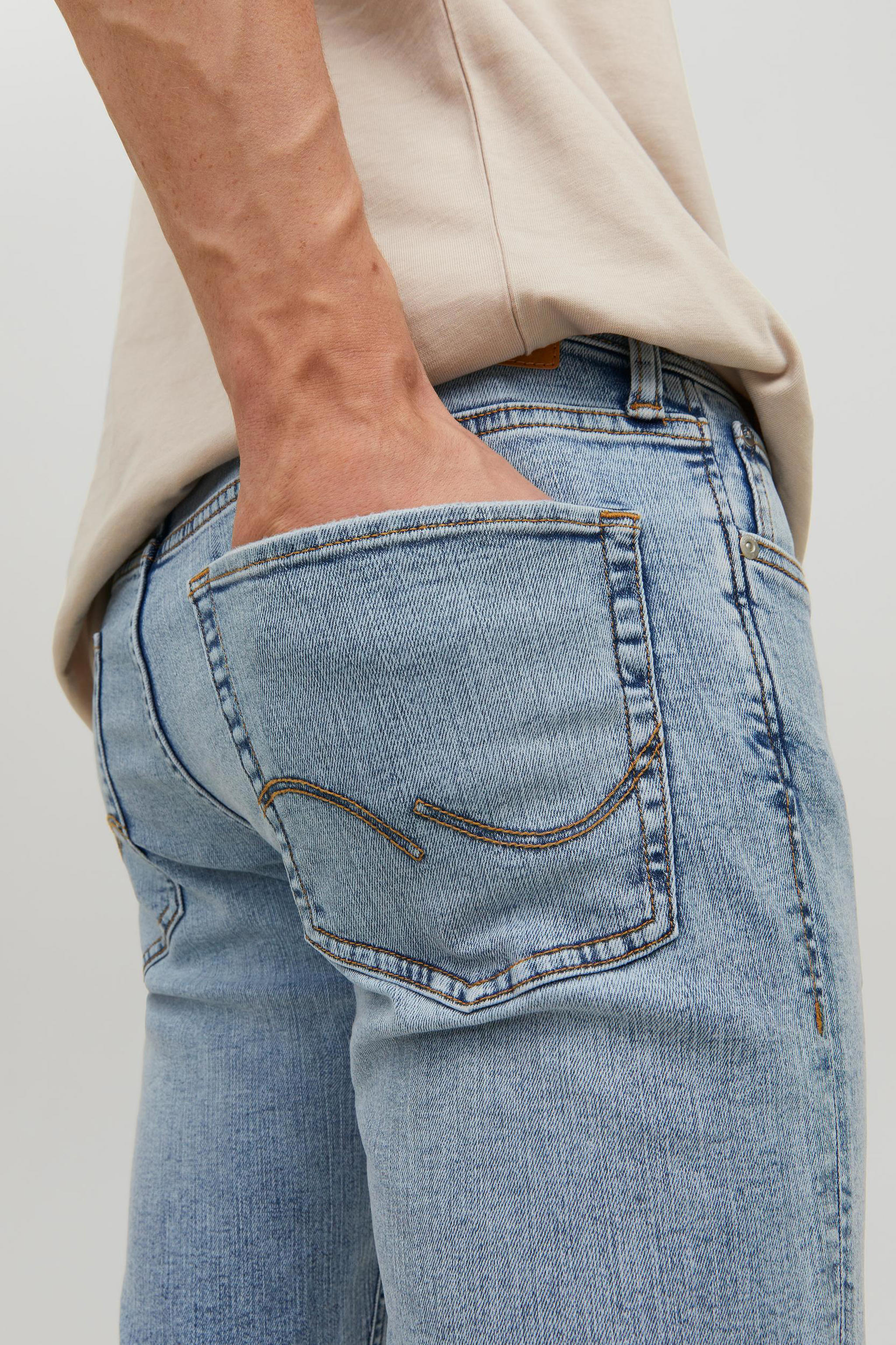 JACK & JONES JEANS INTELLIGENCE slim fit jeans JJIGLENN JJORIGINA sbd