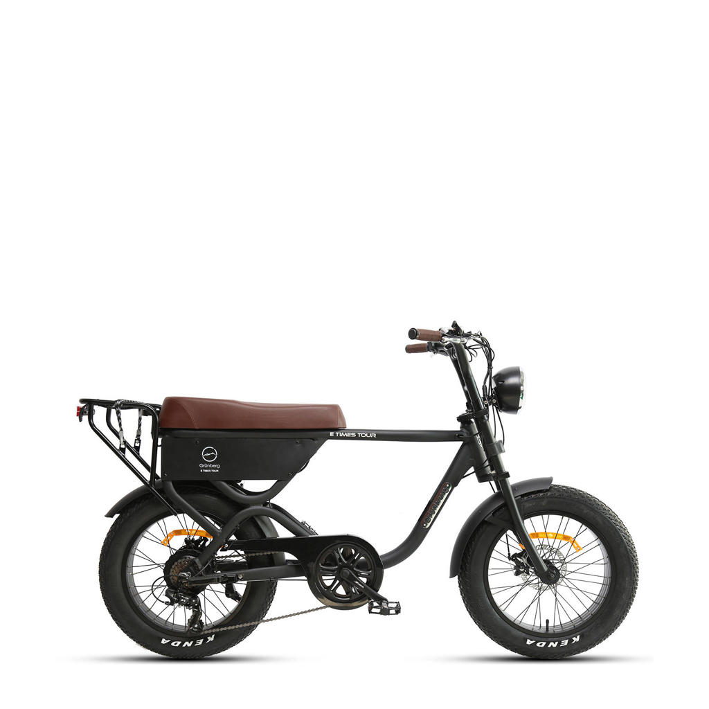 Grünberg E-times Tour H Elektrische fatbike, 25 km, 7sp E-times Tour, heren.