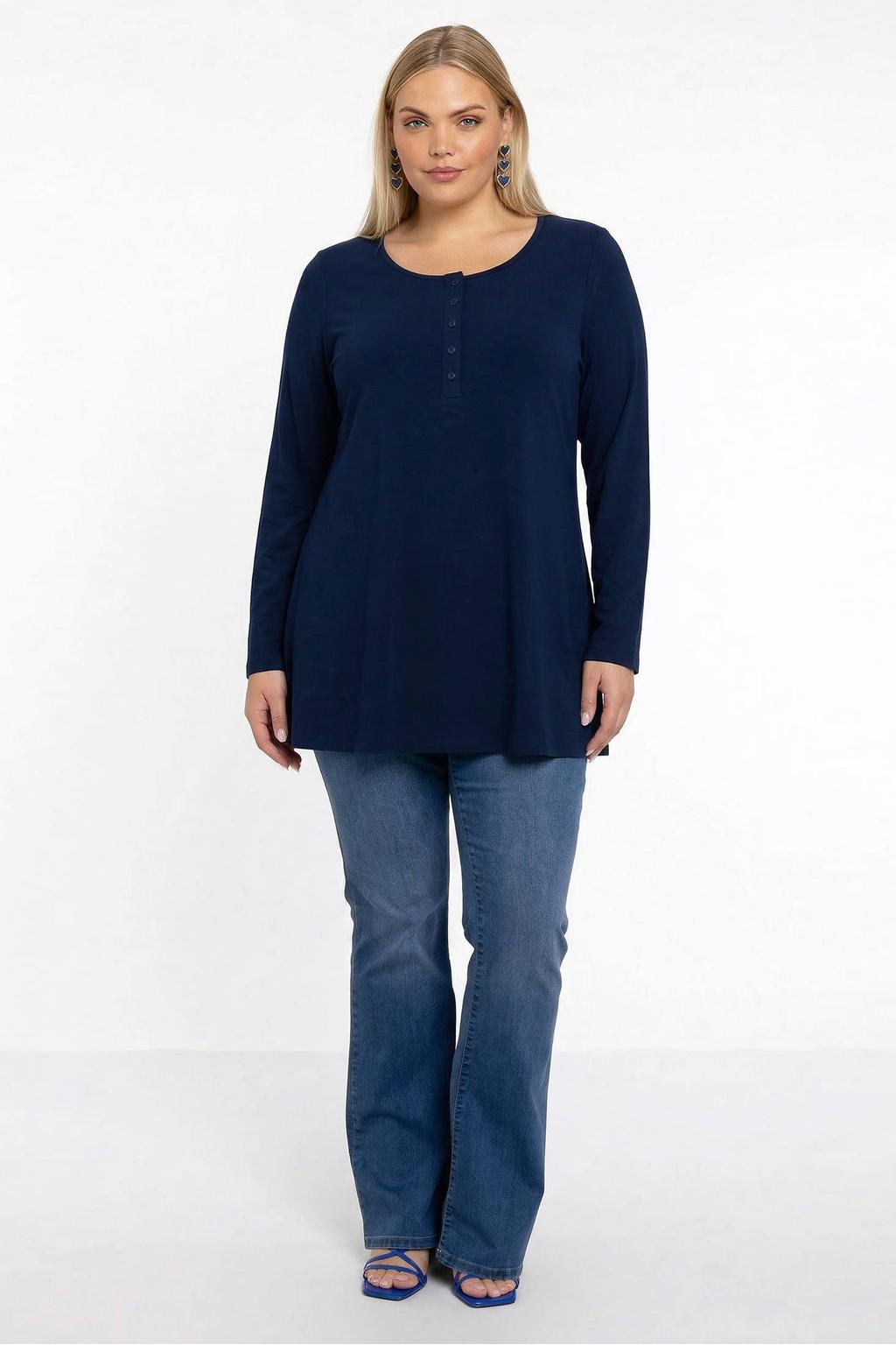 YOEK tuniek donkerblauw