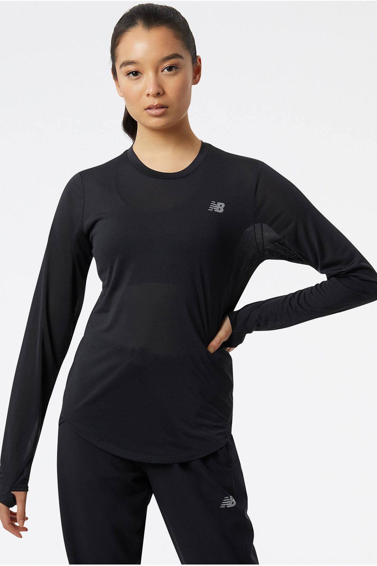 New Balance hardloopshirt Accelerate zwart wehkamp