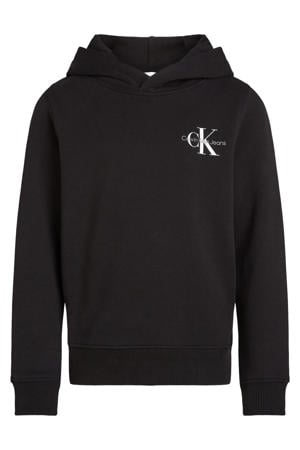 hoodie met logo zwart