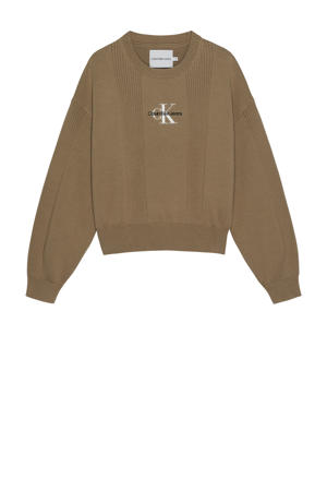 sweater met logo camel