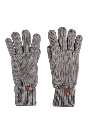 gebreide handschoenen grijs