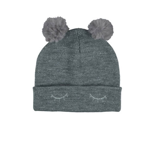 Sarlini muts met lurex grijs afbeelding