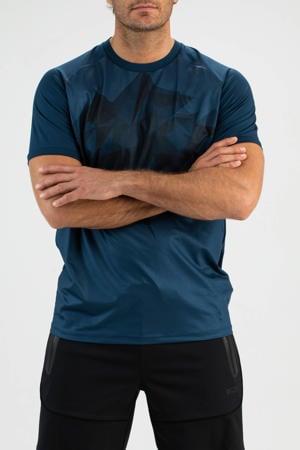   sport T-shirt Odin donkerblauw