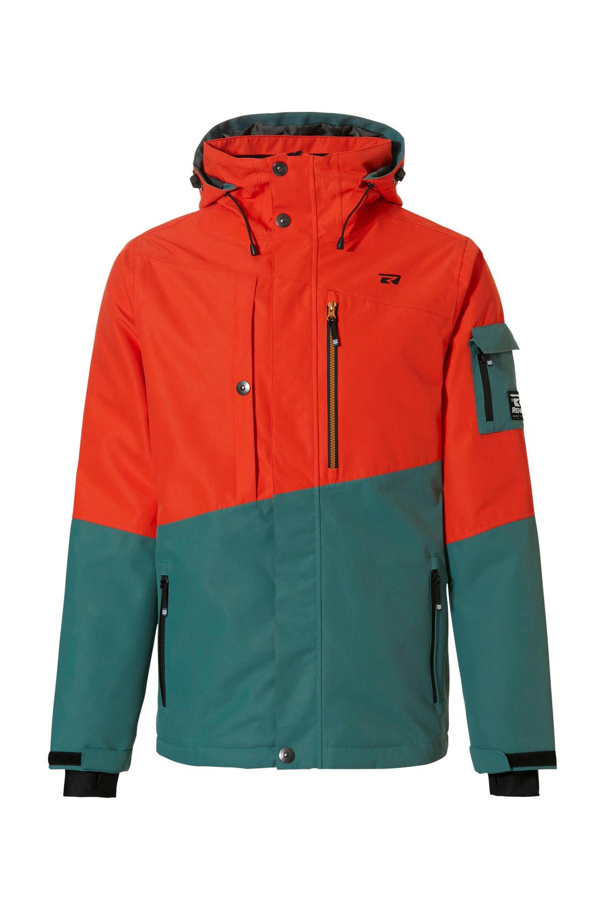 Rehall skijack Anchor rood/petrol wehkamp